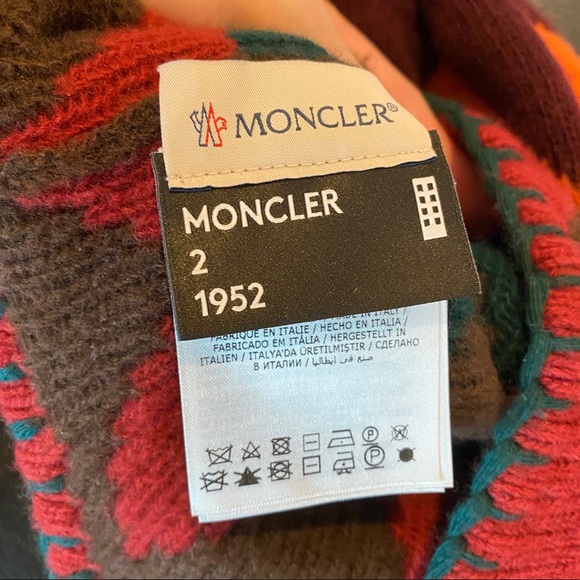 MONCLER GENIUS 2 1952 Zigzag Wool Hat - Picture 10 of 10
